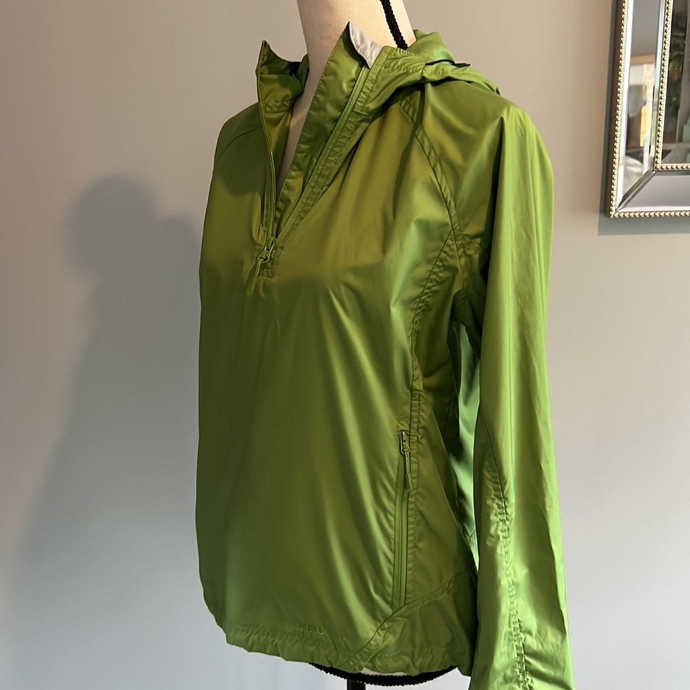Ll Bean Pullover Rain Jacket Euc - image 2